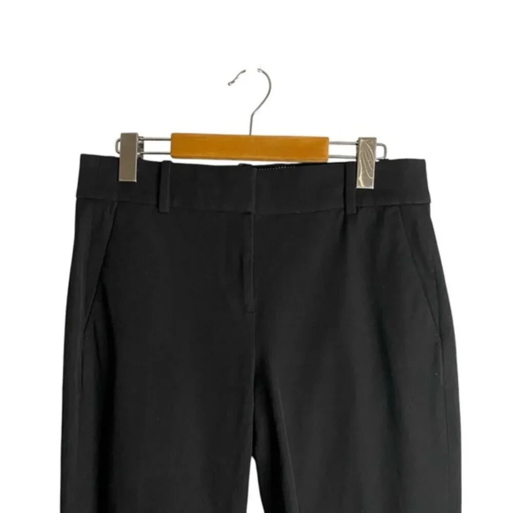 J. Crew Women's Black Cameron Ankle Cropped Dress Pant
